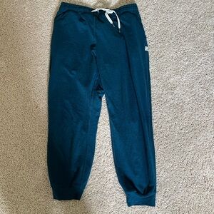 Vuori Blue Sweatpants Relaxed Fit Elastic Waistband